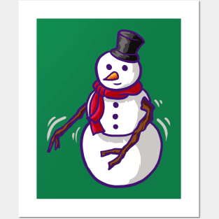 Anime Frosty dancing the Flossing dance! Posters and Art